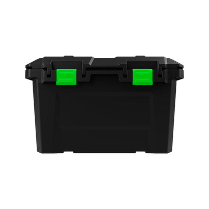 SET OF 3 TRED STORAGE BOXES 65L - BLACK $550.00