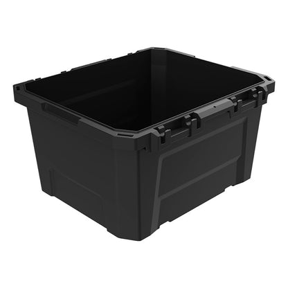 SET OF 3 TRED STORAGE BOXES 65L - BLACK $550.00