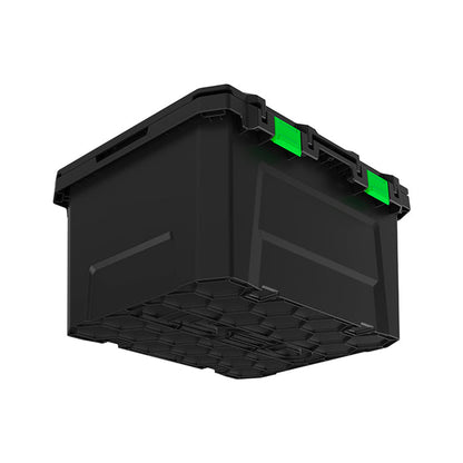 SET OF 3 TRED STORAGE BOXES 65L - BLACK $550.00