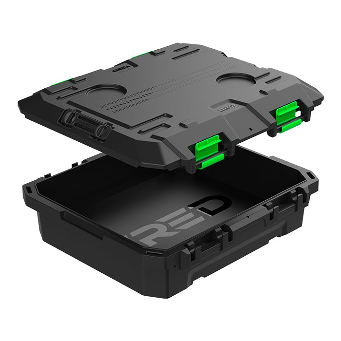 SET OF 3 TRED STORAGE BOXES 25L - BLACK $420.00