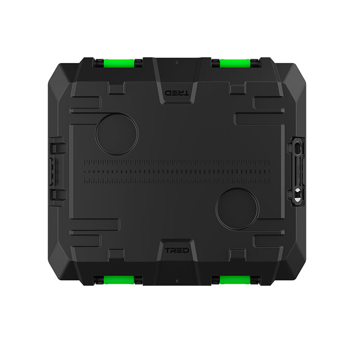 SET OF 3 TRED STORAGE BOXES 65L - BLACK $550.00