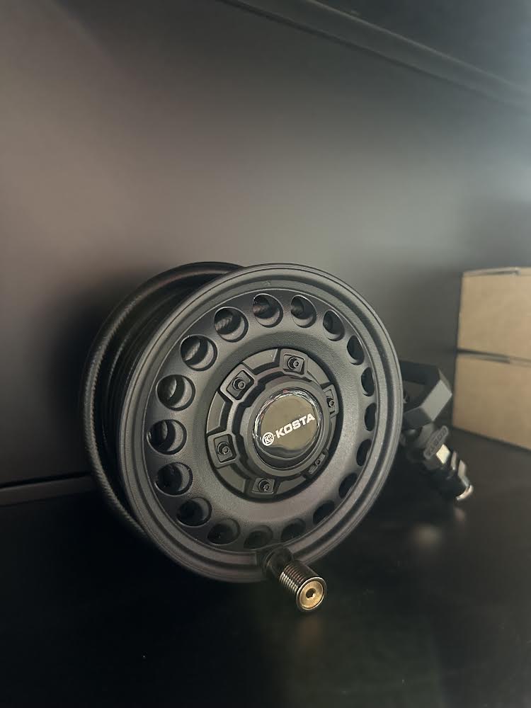 $199 Ramped Up Compact Air Hose Reel – 7m