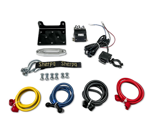 SATVW4512VT 12V with Rope (includes wireless) - Sherpa Winches