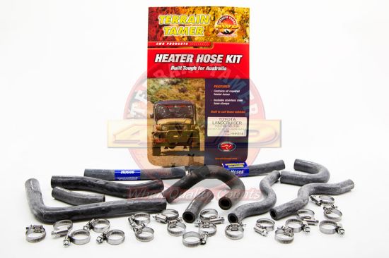 Heater Hose Kit To Suit Toyota Landcruiser HZJ105 1HZ 4.2L 1/1998-