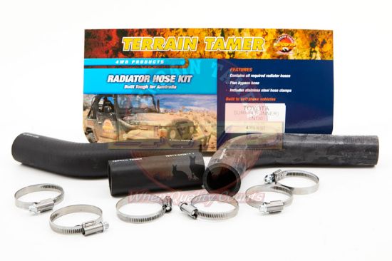 Radiator Hose Kit To Suit Toyota Hilux LN130 2LT 2.4L 4/1989-8/1997