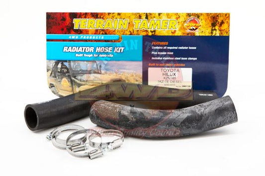 Radiator Hose Kit To Suit Toyota Hilux KZN165 1KZTE 3.0L 9/1999-