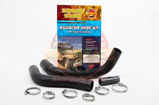 Radiator Hose Kit To Suit Toyota Landcruiser HJ47 2H 4.0L 8/1980-10/1984
