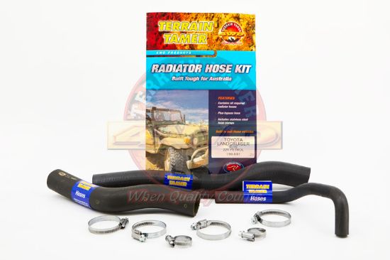 Radiator Hose Kit To Suit Toyota Landcruiser RJ70 22R 2.4L 1/1990-8/1991