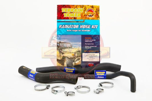 Radiator Hose Kit To Suit Toyota Landcruiser RJ70 22R 2.4L 1/1990-8/1991