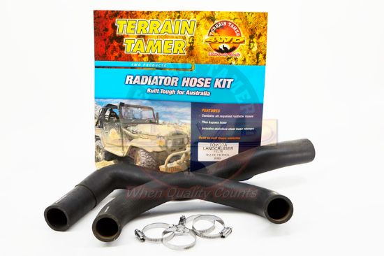 Radiator Hose Kit To Suit Toyota Landcruiser FZJ78 1FZ 4.5L 8/1999-