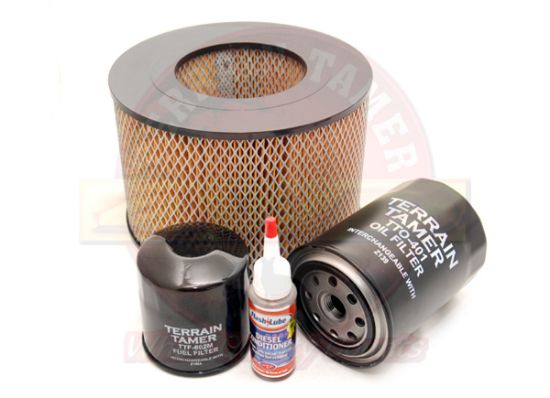 FILTER KITS TO SUIT Toyota Landcruiser BJ45 8/1980-9/1984 3B 3.4L Diesel