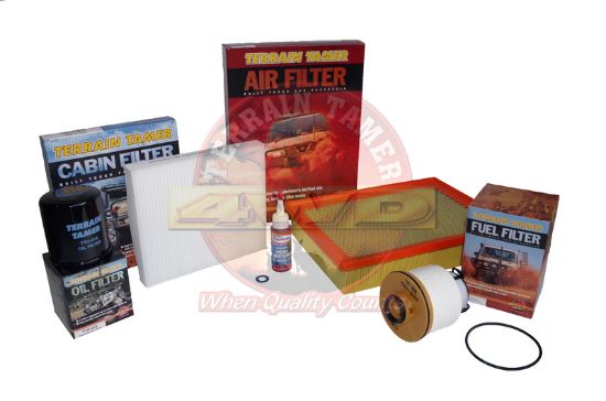 FILTER KITS TO SUIT Toyota Hilux KUN126 5/2015- 1KDFTV 3.0L Turbo Diesel