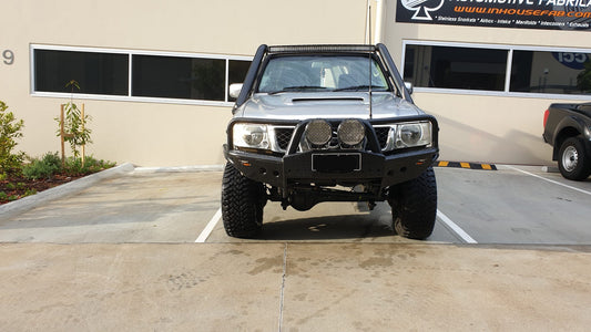 DUAL Nissan Patrol GU Series 4″ Stainless Steel Snorkel Kit