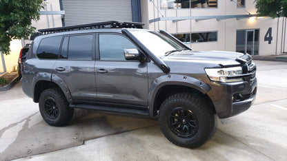 Toyota Landcruiser 200 Series 4″ DUAL Stainless Steel Snorkel Kit (Short Entry)