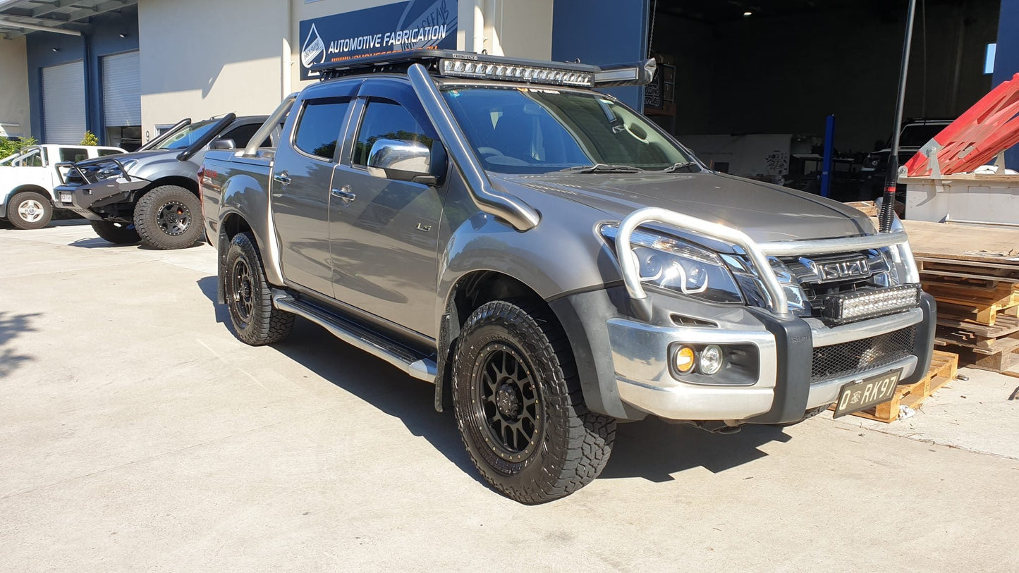 Isuzu DMAX 2012-2016 4″ Stainless Steel Snorkel/Airbox Kit (LONG)