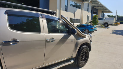 Isuzu DMAX 2012-2016 4″ Stainless Steel Snorkel/Airbox Kit (LONG)