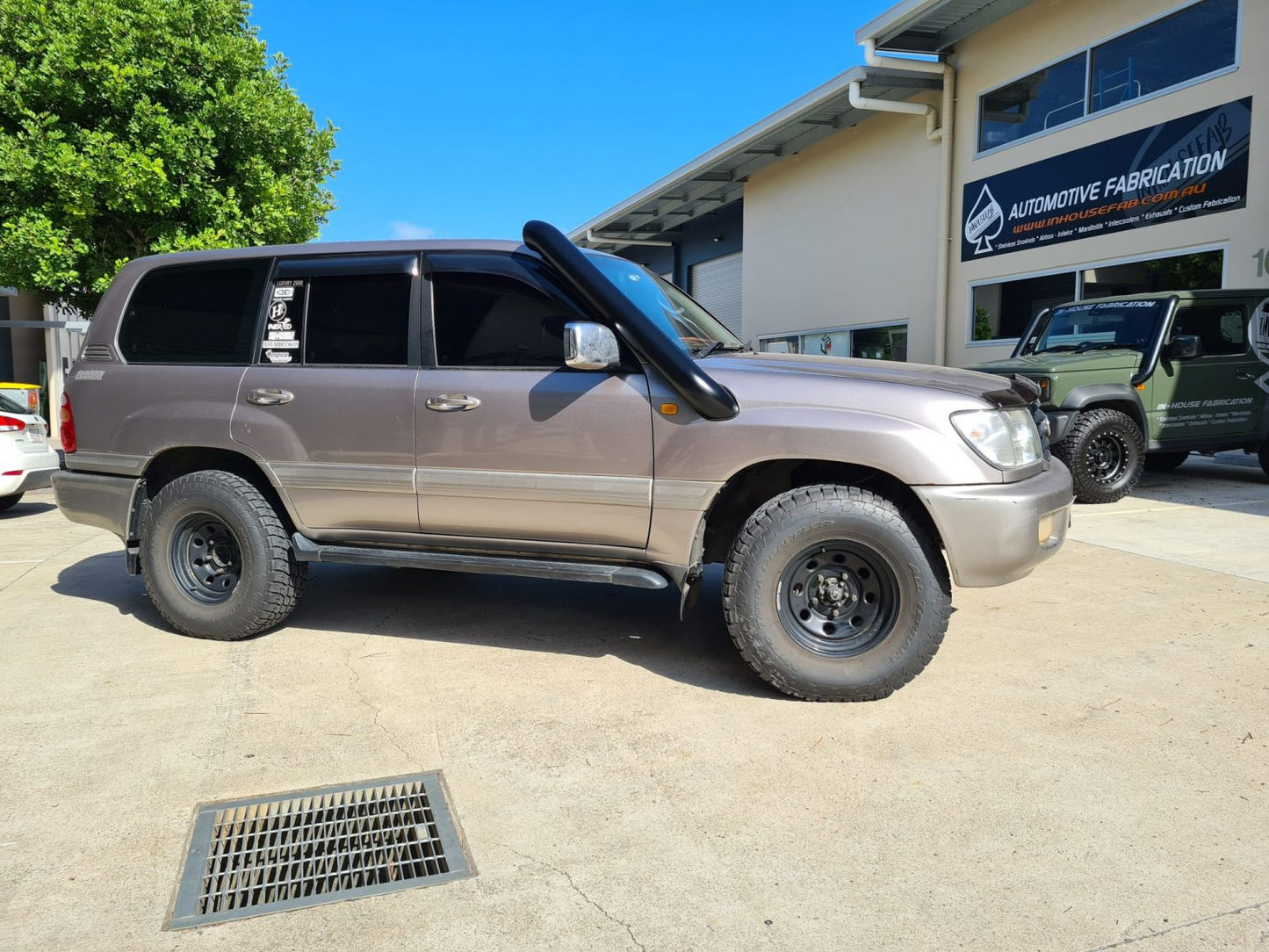 Toyota Landcruiser 100/105 Series 5″ Stainless Steel Snorkel/Airbox Kit