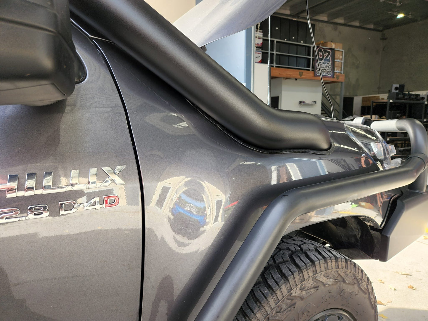 Toyota Hilux N80 Series 4″ Stainless Steel Snorkel Kit (Long) “Toyota Factory Replacement”