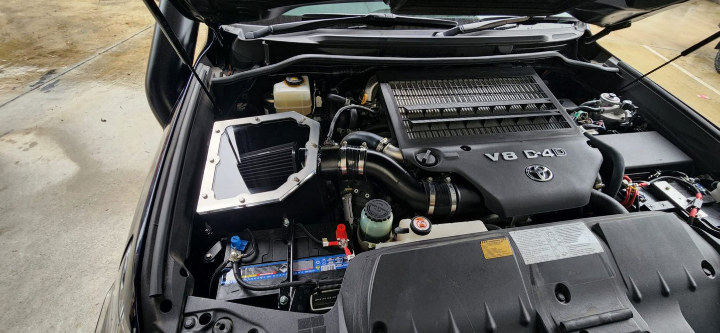 Toyota Landcruiser 200 Series 4″ Stainless Steel Snorkel/Airbox Kit (Short Entry)
