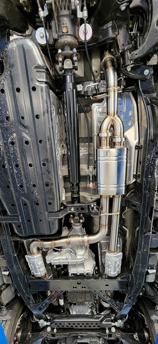 Nissan Patrol Y62 Stainless Steel Twin 3″ to Single 3″ Exhaust System