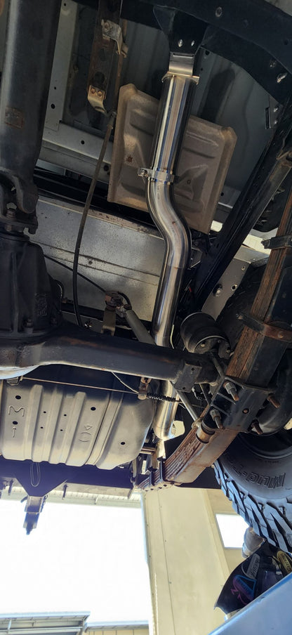 Landcruiser VDJ79 Series Dualcab DPF MODEL 4″ Full Length Exhaust