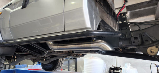 Landcruiser VDJ79 Series Singlecab PRE DPF 4″ Side Exit Exhaust