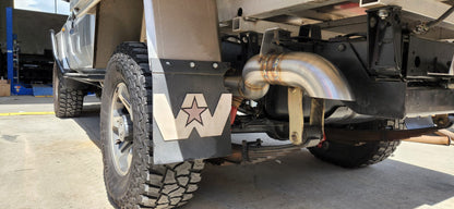 Landcruiser VDJ79 Series Dualcab DPF MODEL 4″ Full Length Exhaust