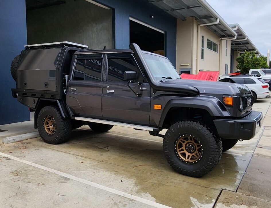 2024+Toyota Landcruiser VDJ76-79 Series 5″ Stainless Steel Snorkel Kit