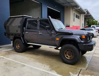 2024+Toyota Landcruiser VDJ76-79 Series 5″ Stainless Steel Snorkel Kit