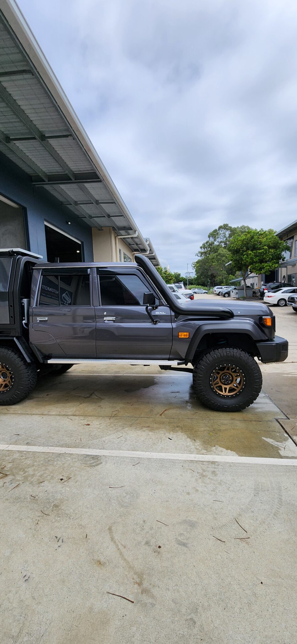 2024+Toyota Landcruiser VDJ76-79 Series 5″ Stainless Steel Snorkel Kit