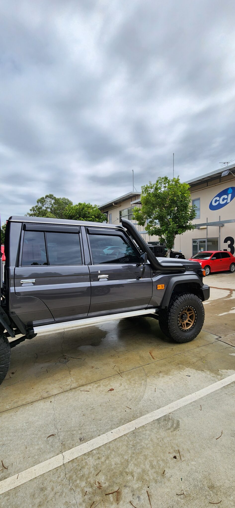 2024+Toyota Landcruiser VDJ76-79 Series 5″ Stainless Steel Snorkel Kit