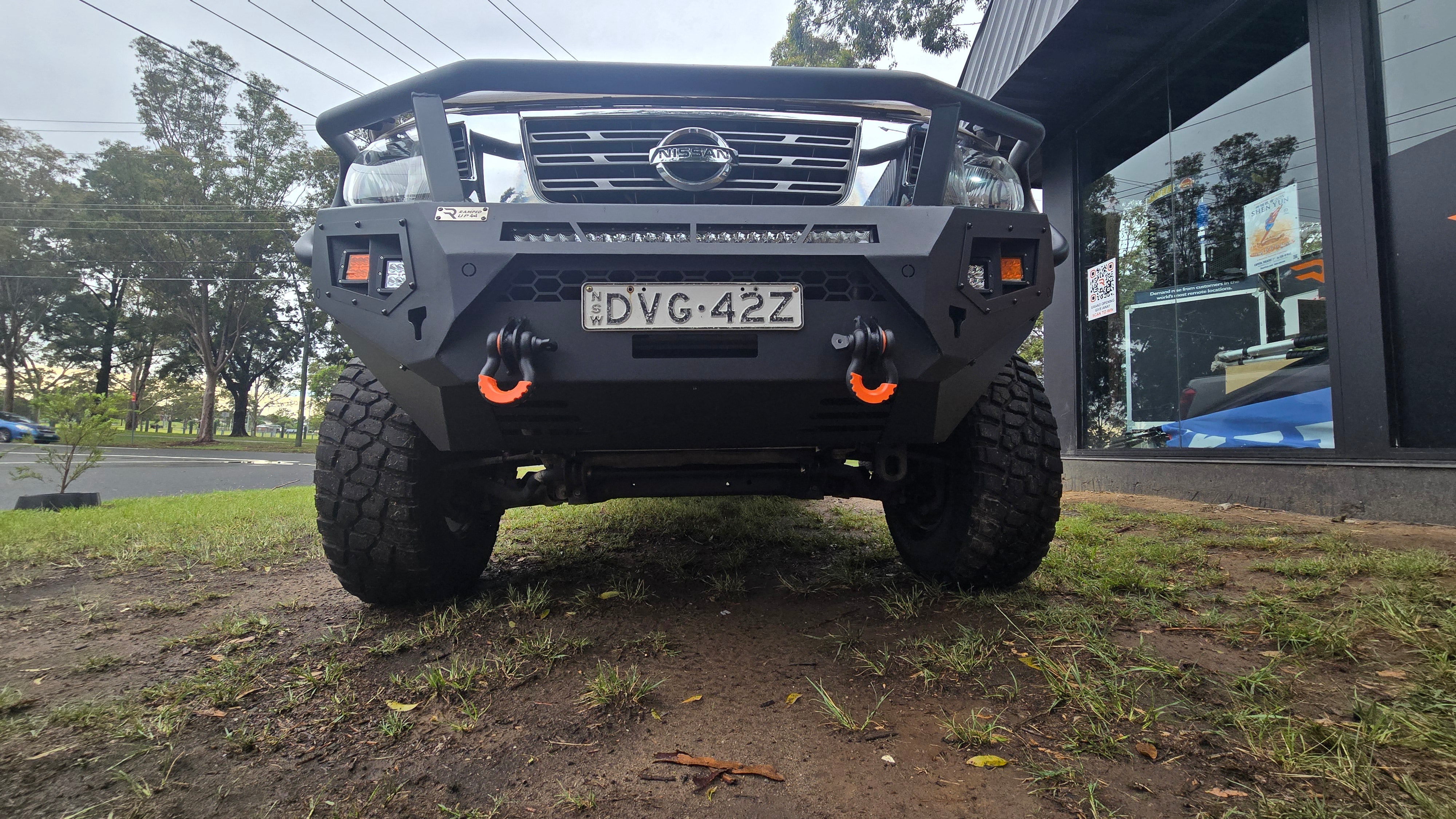 Px Ranger Raptor Front Bar PX2 & PX3 Ford Ranger Front Bar Full Hoop Bull Bar - RAMPED UP 4X4 ...