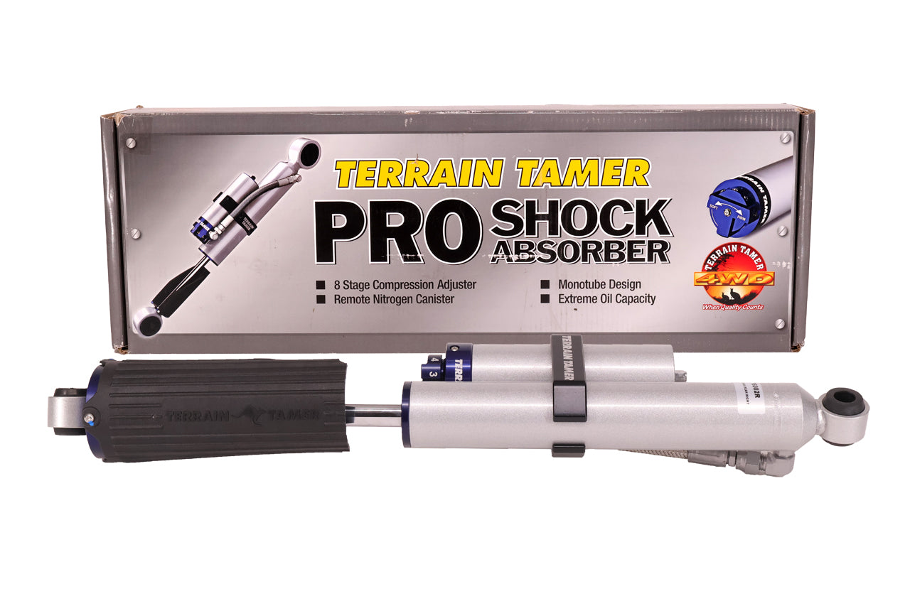 SHOCK ABSORBER REAR PAIR REMOTE RES 8 STAGE ADJUST 40MM LIFT - TPS002 ...