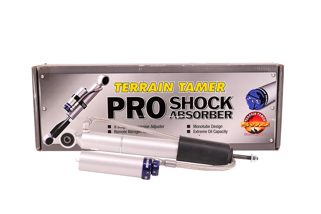 SHOCK ABSORBER FRT PAIR REMOTE RES 8 STAGE ADJUST 40MM LIFT - TPS0029 ...