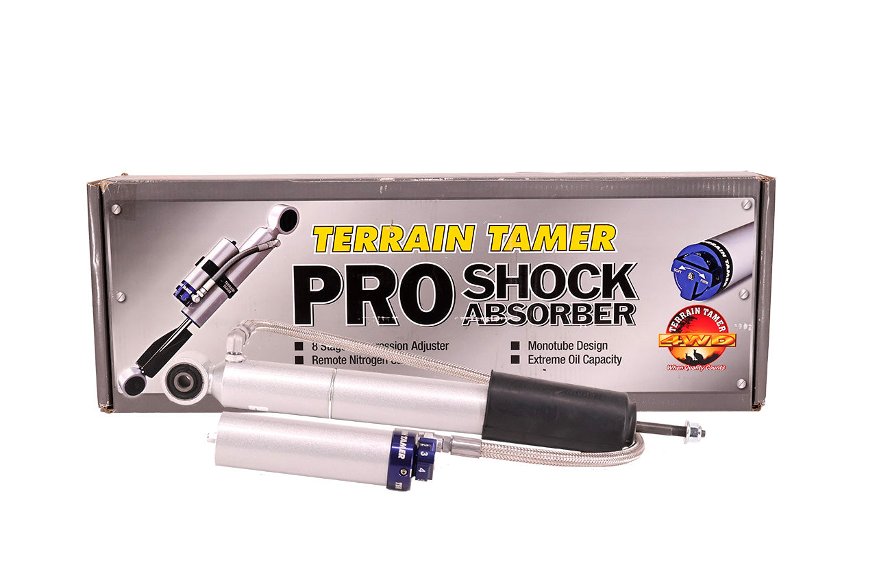 SHOCK ABSORBER FRT PAIR REMOTE RES 8 STAGE ADJUST 40MM LIFT - TPS0029 - RZJ95 - 4/1996-