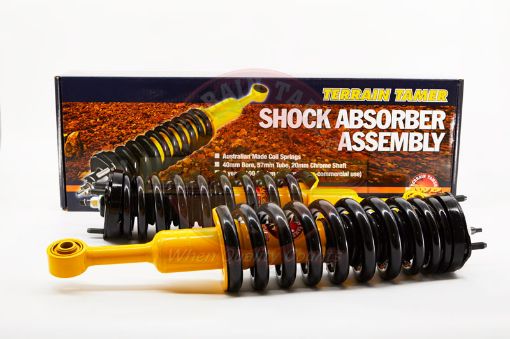 COIL OVER SHOCK ASSY PAIR RAISED 40MM COMFORT - TTCSA-015 - PX111 - 8/2018-