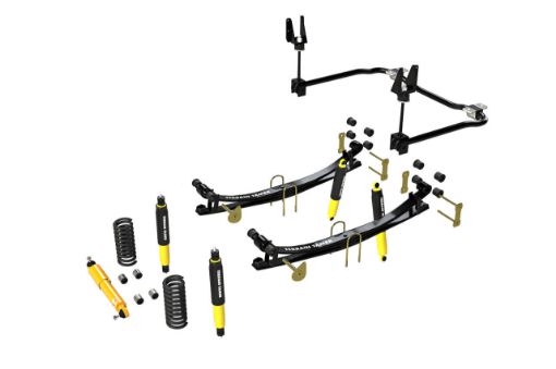 GVM UPGRADE KIT VDJ78,79 08/16- 3950KG INC PARABOLIC SPRINGS - Troop Carrier - VDJ78 - 8/2016-