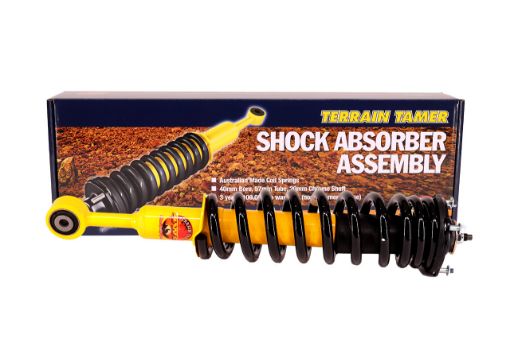 COIL OVER SHOCK ASSY PAIR RAISED 40MM 100KG PLUS WITH B/BAR - GRJ/UZJ/VDJ200 - TTCSA-010HD -  9/2007-