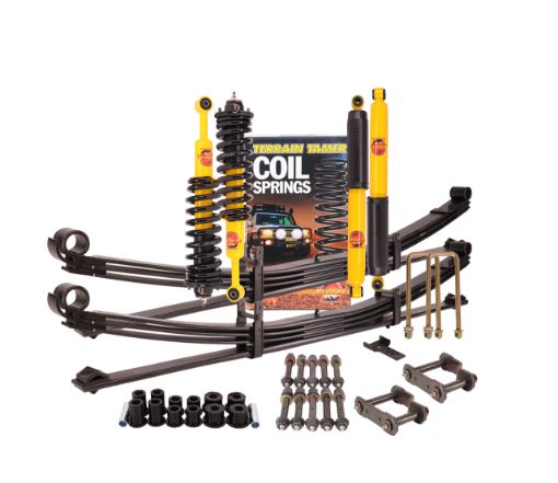 SUSP.KIT INC STRUT ASSY SHOCKS SPRINGS PINS U-BOLTS BUSHES - GUN126 ...