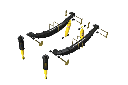 SUSP KIT INC STRUTS SPRGS PIN KITS BUSHES U BOLTS PX4 P703 - SK108A - Amarok - 12/2022-