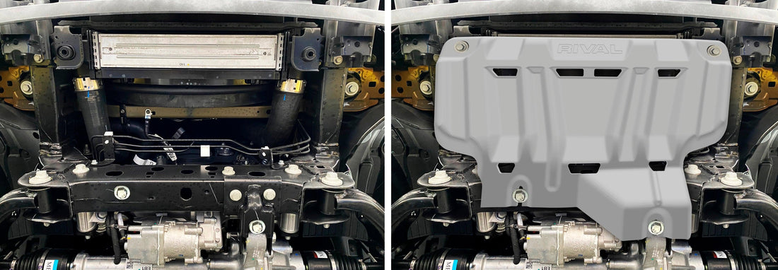 Aluminium Radiator Underbody Armour Ford Ranger Next Gen / Everest Nex ...