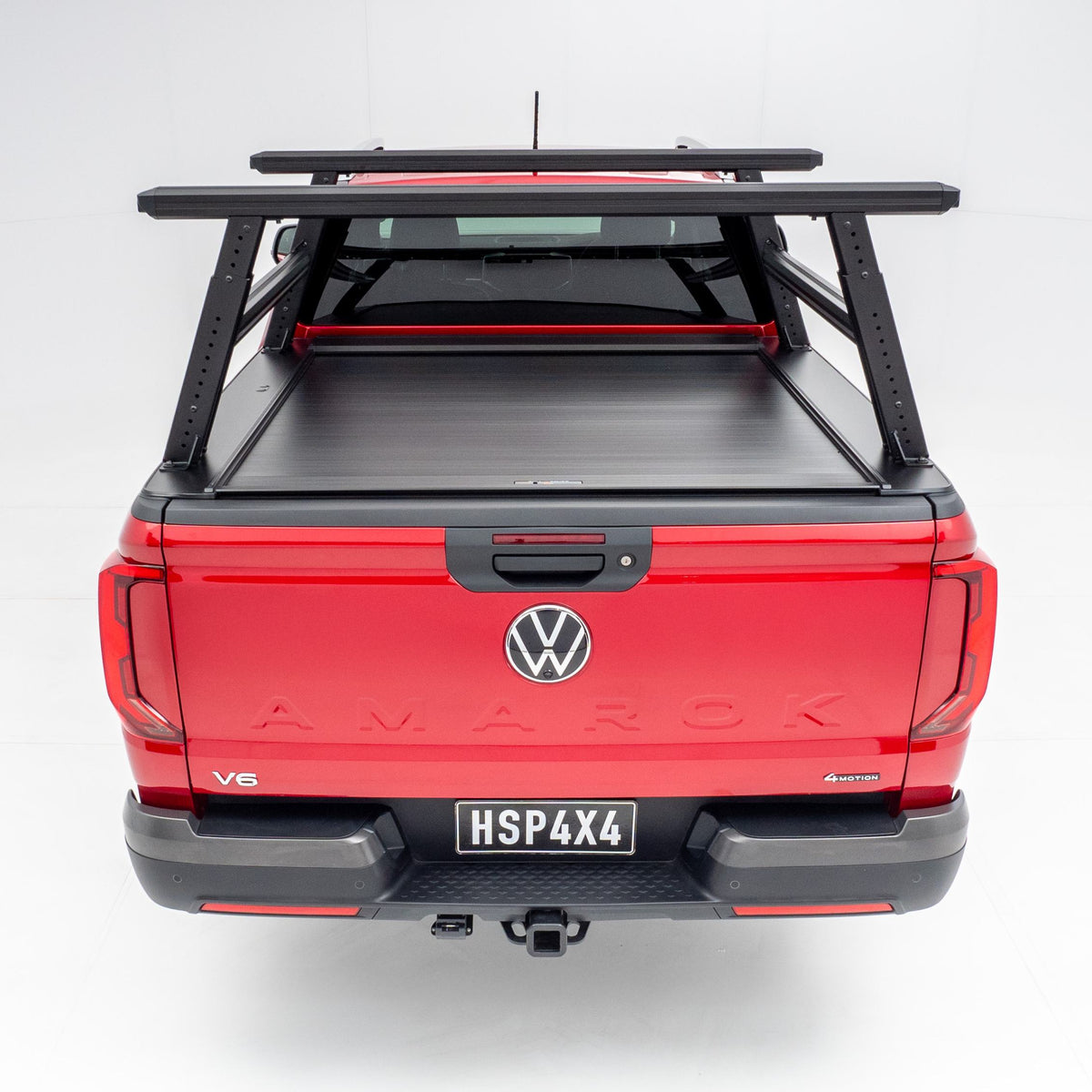 HSP Load Rack Pro Ladder Rack suits All New Amarok 2023+ Fits Dual Cab Tub & Roll R Cover - Full set (Front & Rear Legs + Joiner Bar)