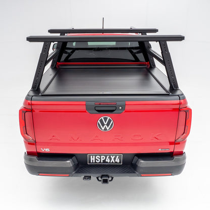 HSP Load Rack Pro Ladder Rack suits All New Amarok 2023+ Fits Dual Cab Tub & Roll R Cover - Full set (Front & Rear Legs + Joiner Bar)