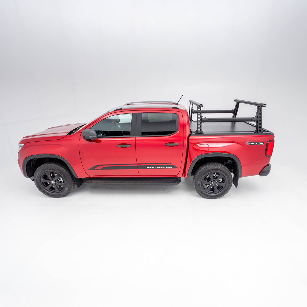 HSP Load Rack Pro Ladder Rack suits All New Amarok 2023+ Fits Dual Cab Tub & Roll R Cover - Full set (Front & Rear Legs + Joiner Bar)
