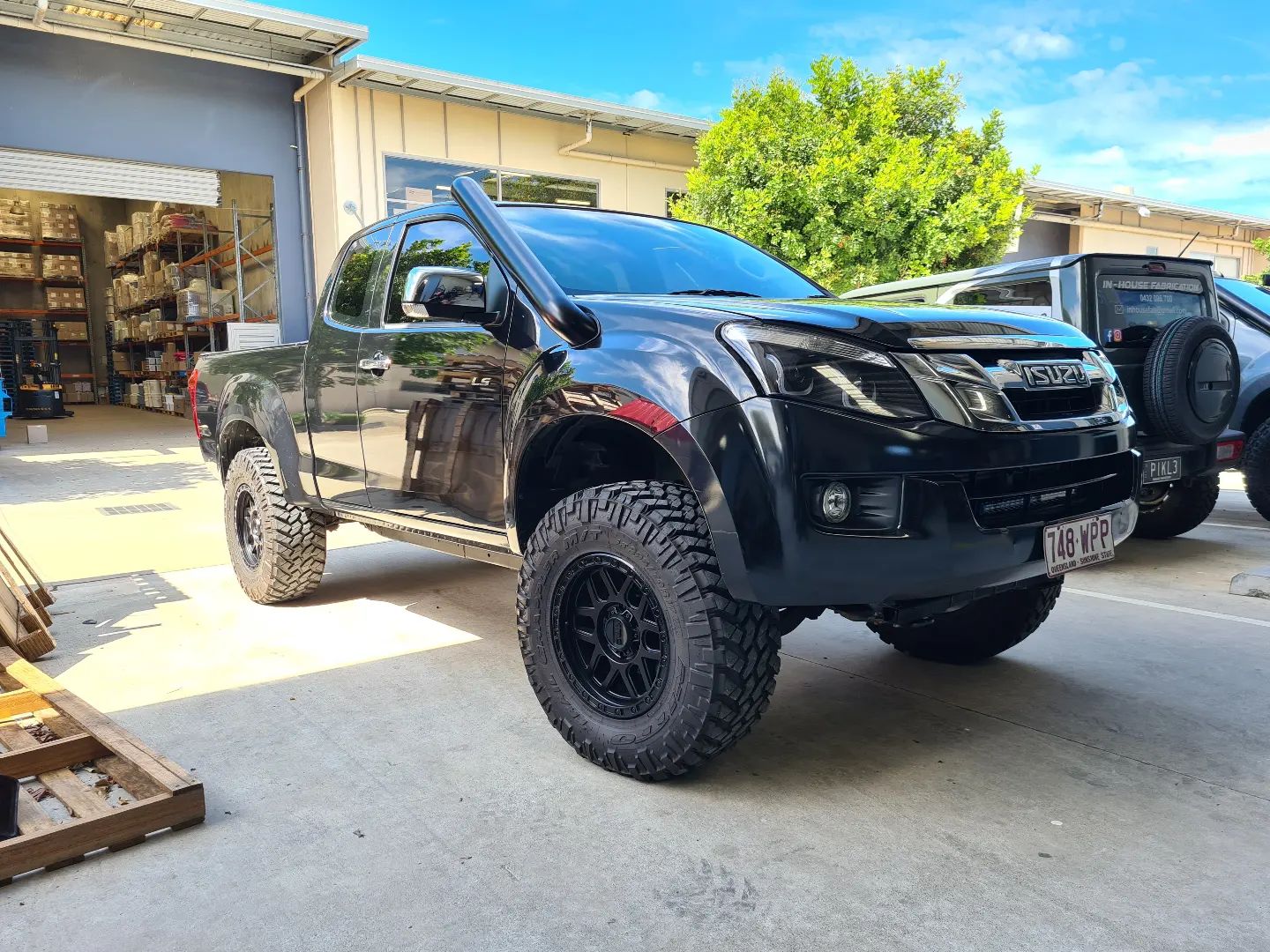 Isuzu DMAX 2012-2016 4″ Stainless Steel Snorkel/Airbox Kit (SHORT)