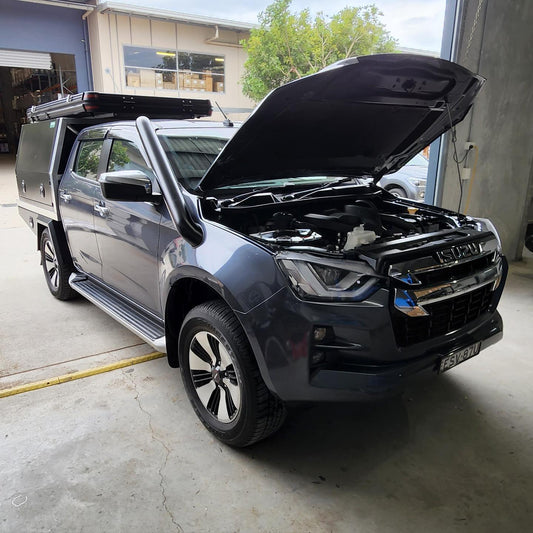 Isuzu DMAX 2021 4″ Stainless Steel Snorkel/Airbox Kit (SHORT)