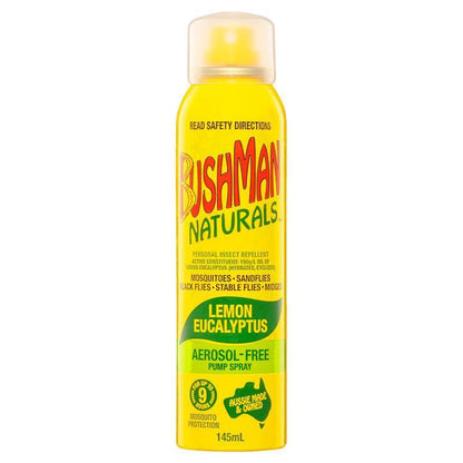 Bushman Naturals Lemon Eucalyptus Pump Spray 145ml