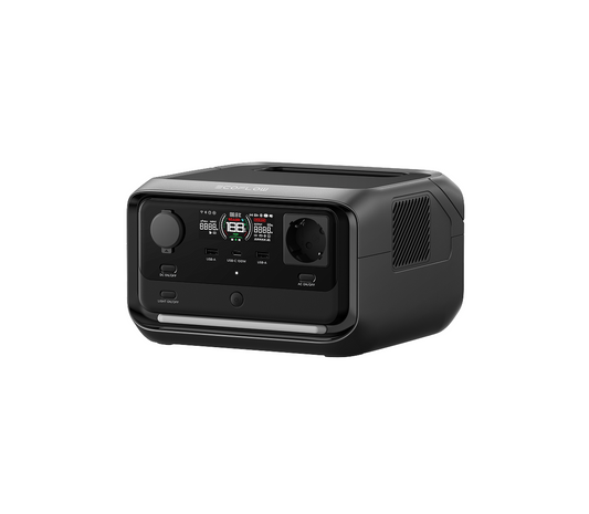 EcoFlow River 3 Plus Portable Power Station with 600W AC output & Built in 286Wh (23Ah@12V) LFP Battery