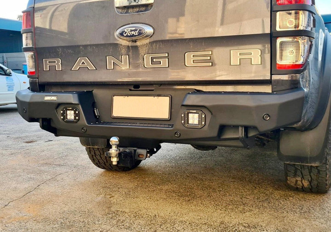 Aluminium Rear Bumper Ford Ranger PX1 PX2 PX3 – Ramped up 4x4