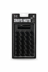 $26.95 M12x1.5 Black Wheel Lock Nuts – Anti-Theft Security Set (Key Included)